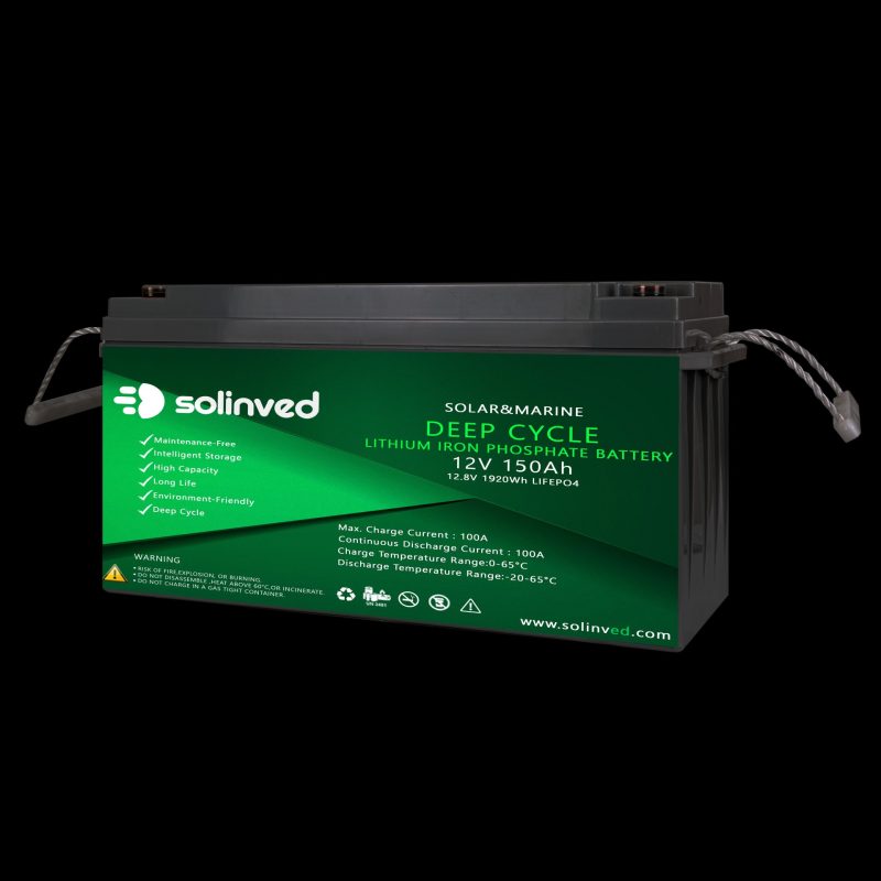 SOLİNVED 12V 150AH LİTYUM AKÜ
